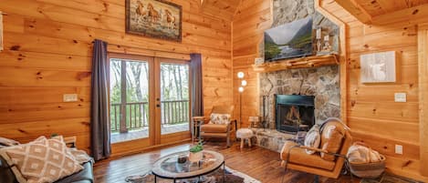 Enjoy all the natural light flooding into the main-level great room