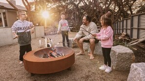 Fire pit - the perfect spot to toast marshmallows