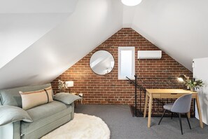 Perfect reading nook and working desk area