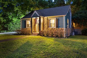 Outdoor view off the charming home