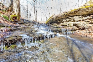 Waterfall at end of the trail