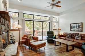 Ample seating in the living room