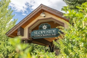 We're located within Slopeside Condos on the Mountain House side of Keystone 
