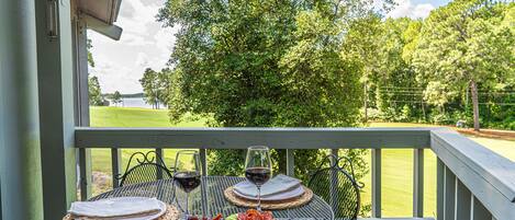 Private balcony to enjoy the views