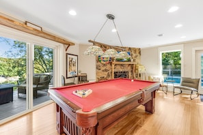 Catch-up with the family or settle some old disputes over a pool match.