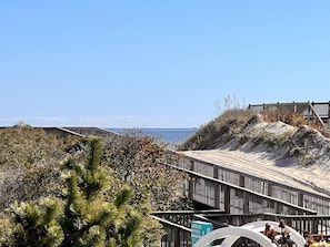 Beautiful ocean views from the deck