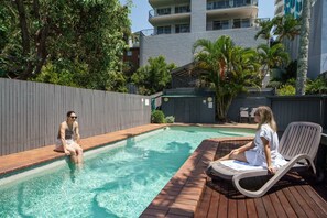 Cool off in the lap pool