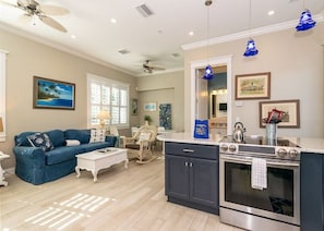 Great room: Living room and Kitchen 