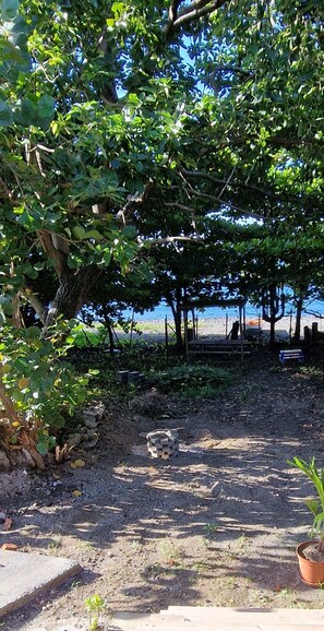 Vue sur la plage de Gallets