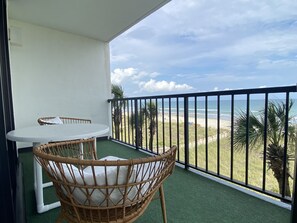 Balcony off of living room
