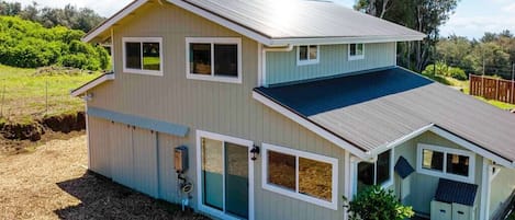 The entire two story cozy cabin we named the “Barnside”