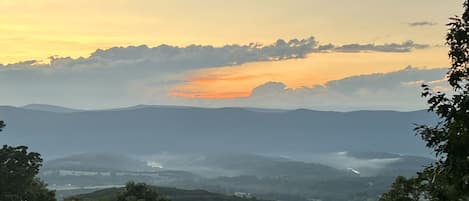 Vue depuis l’hébergement