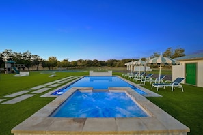 Take a dip in the pool (can be heated upon request & a fee)