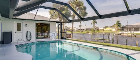 Cape Coral Vacation Rental | 3BR | 2BA | Step Required for Access | 1,980 Sq Ft