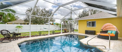 Cape Coral Vacation Rental | 4BR | 2BA | 2,087 Sq Ft | 2 Steps to Enter