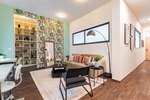 Fun, colorful decor