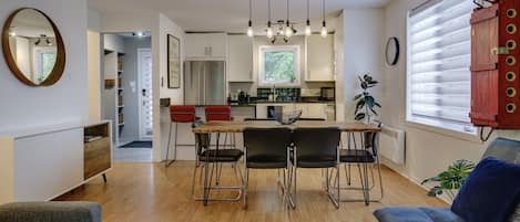 Kitchen and dining area