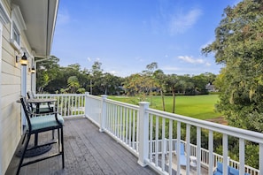 Second Floor Balcony with Golf and Pool Views
