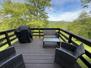 Relax on the back deck with this amazing view!