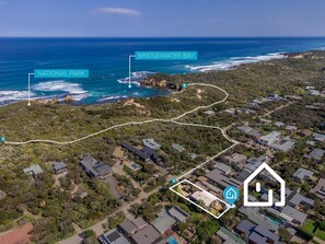 This stunning abode is located just 400m to Bridgewater Bay