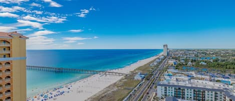 Balcony view of the Gulf of Mexico