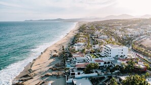 Perspective view of beachfront Flats in los cabos, Enjoy the beautiful and unique view 