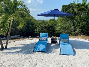 Yes, we created out own backyard beach oasis.