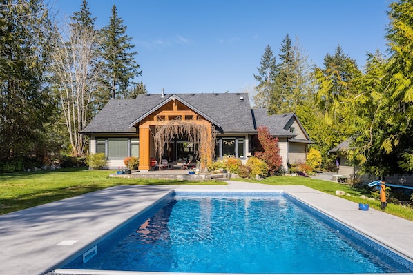 Pool and back yard