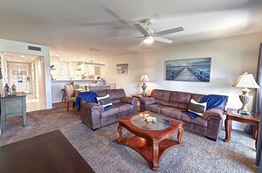 The open floor plan is great for entertaining