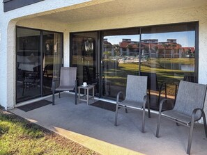 Covered balcony with access from the master bedroom or living room