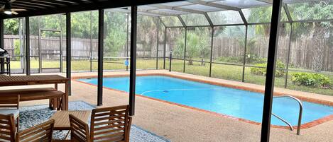 Pool/Lanai with sliding doors