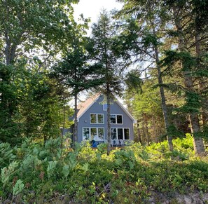 Cabin from the beach