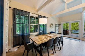 Large dining table