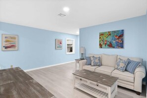 Large Living Room with Queen Sleeper Sofa