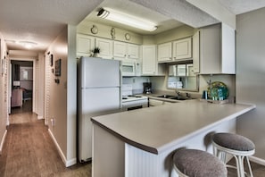 Kitchen and hallway