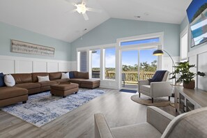 Open concept living area