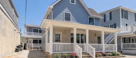 front of house; 2 car parking driveway to the left 