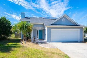 This is what you will be greeted with upon your arrival to the home.