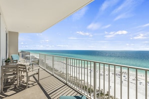 Stunning views from the 9th Floor! The perfect place to enjoy your morning coffee or a cold afternoon beverage!