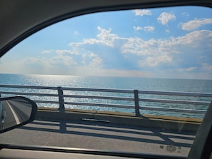 Blick von der Unterkunft