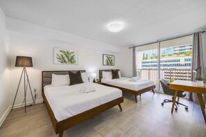 Master bedroom, two queen size bed