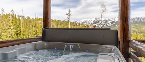 Gorgeous views from the Private Hot Tub