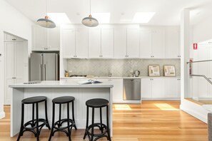 Modern kitchen with granite benchtops