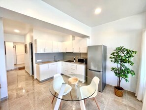 kitchen and dining table 