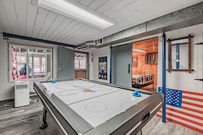 downstairs/walk out basement area fun room! 