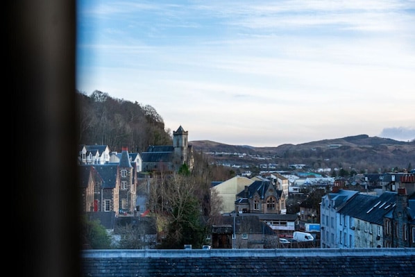 Blick von der Unterkunft