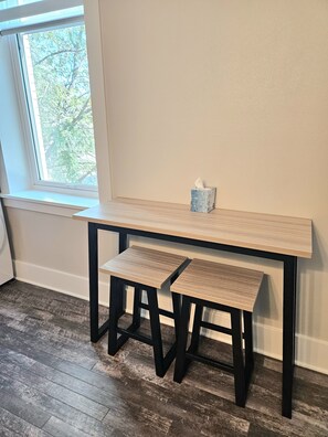 Table with seating for 2