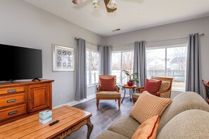 Unwind and relax in our inviting living room, the perfect spot to gather with family and friends.