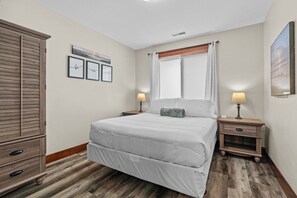 Bedroom 1 with 43" Samsung Smart TV