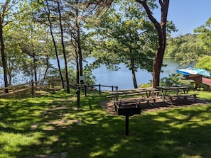 Enjoy lunch by the water